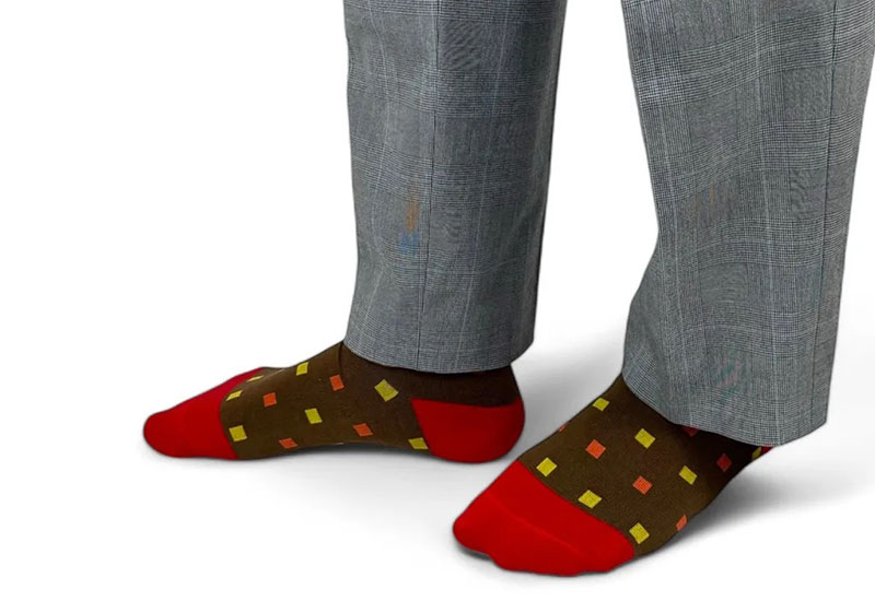 K棒交響樂-紅色 薄襪